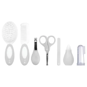 Kit Cuidados Para o Bebê 7 Peças Cinza - Pimpolho