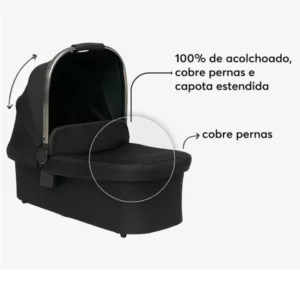 Moisés CarryCot Go 2 Black - Kikka Boo