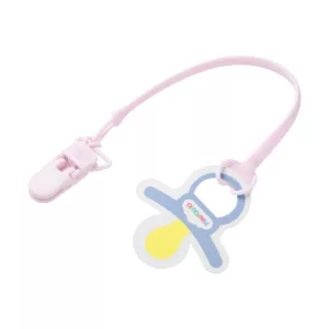 Prendedor De Chupeta Em Silicone Rosa - Pimpolho