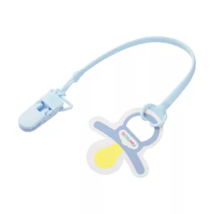 Prendedor De Chupeta Em Silicone Azul - Pimpolho