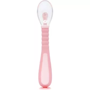 Colher Flexível Em Silicone Rosa - Buba