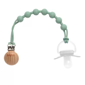 Prendedor De Chupeta Em Silicone Verde - Buba