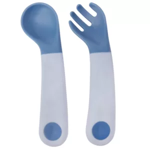Kit Talheres De Treinamento Azul - Buba