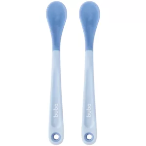 Kit 2 Colheres Termossensíveis Azul - Buba