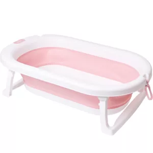 Banheira Dobrável Rosa - Buba