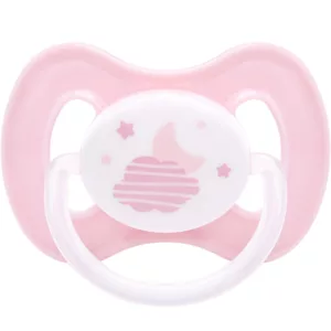 Chupeta Comfort Tam 1 Noturna Nuvem Rosa - Buba
