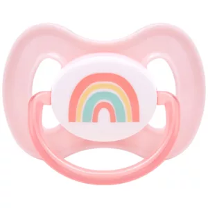 Chupeta Comfort Tam 1 Arco Iris Rosa - Buba