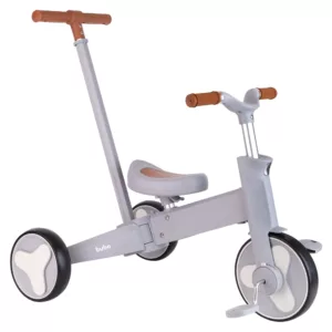 Triciclo Multifuncional  5 Em 1 Cinza - Buba