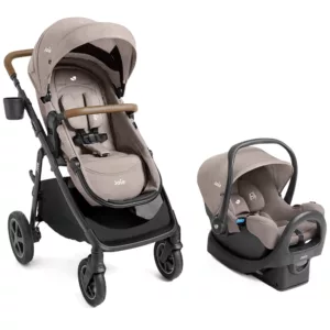 Carrinho TS Ginger LX Bege Mocha + Bebê Conforto Rue + Base - Joie