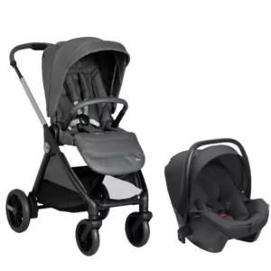 Carrinho Travel System Bellagio Black Satin + Bebê Conforto Kory Plus - Chicco