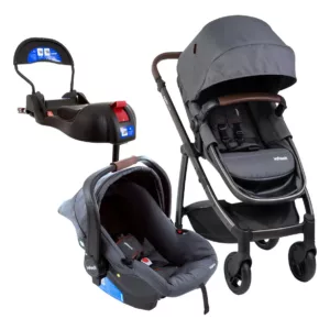 Carrinho Travel System Epic Lite Trio Grey Vintage - Infanti