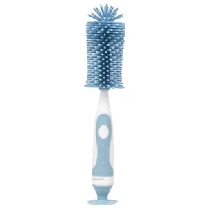 Escova De Mamadeira Em Silicone Azul - Buba