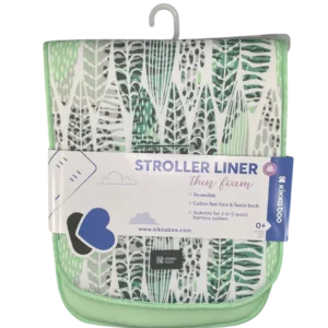 Almofada Para Carrinho Stroller Liner Leaves Mint - Kikka Boo