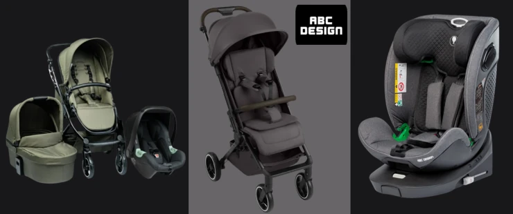 Carrinho de bebê, bebê conforto e cadeira para auto ABC Design - linha premium na Amar Amar