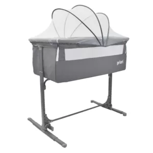 Berço Co-Sleeper Golf Cinza - Premium Baby