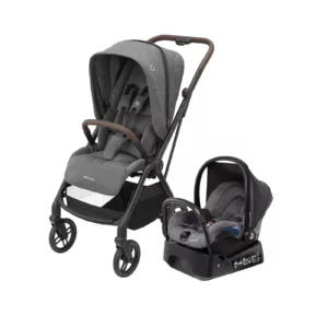 Carrinho Travel System Leona² Trio Select Grey - Maxi-Cosi