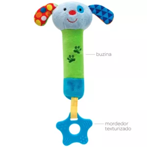 Buzininha com Mordedor Happy Zoo Cachorrinho - Buba
