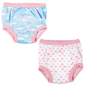 Kit 2 Calcinhas De Desfralde Arco-Íris P - Buba