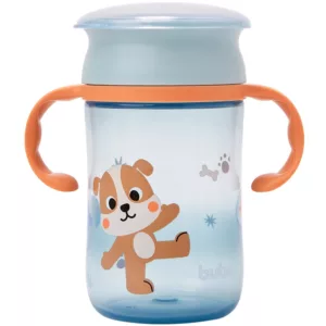 Copo de Treinamento 360° Bubazoo Cachorro 300ml 12m+ - Buba