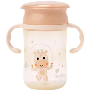 Copo de Treinamento 360° Bubazoo Girafa 300ml 12m+ - Buba