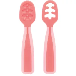 Kit Colher de Treinamento Rosa-Escuro - Buba