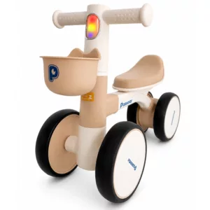 Bicicleta de Equilíbrio 4 Rodas Zig Zag Marrom – Passear