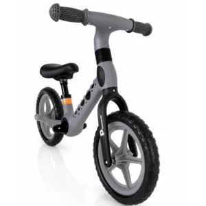 Bicicleta De Equilíbrio 2 Rodas Zoom Cinza – Passear