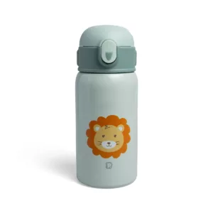 Garrafa Térmica Inox 400ML C/Canudo Leão - Pimpolho
