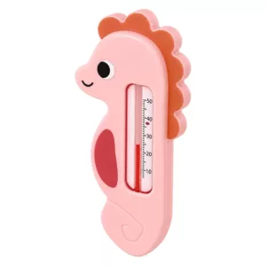 Termômetro De Banho Splash Cavalo Marinho Rosa - Buba