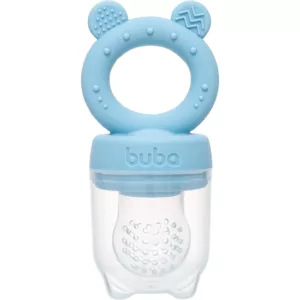 Porta-Frutinhas Em Silicone Ursinho Azul - Buba