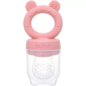 Porta-Frutinhas Em Silicone Ursinho Rosa - Buba