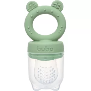 Porta-Frutinhas Em Silicone Ursinho Verde - Buba