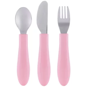Kit 3 Talheres BubaZoo Rosa - Buba