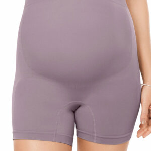 Bermuda Gestante Cintura Alta Lilac - Plié