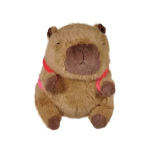 Pelúcia Capivara Mochilinha Fruta Vermelha - CAA Toys