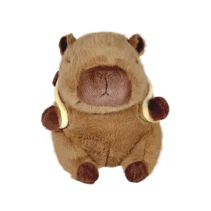 Pelúcia Capivara Mochilinha Fruta Amarela - CAA Toys