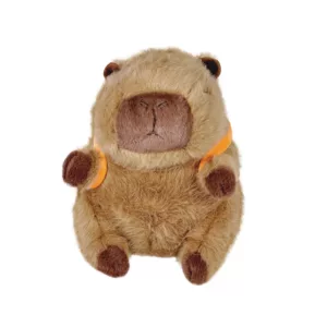 Pelúcia Capivara Mochilinha Fruta Laranja - CAA Toys