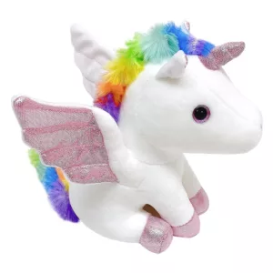 Pelúcia Unicórnio Pocket Branco - CAA Toys