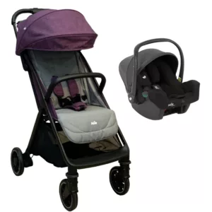 Carrinho Pact Pro Rosa Pink Lilac + Bebê Conforto I-Snug - Joie